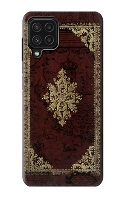 S3014 Vintage Map Book Cover Case For Samsung Galaxy A22 4G