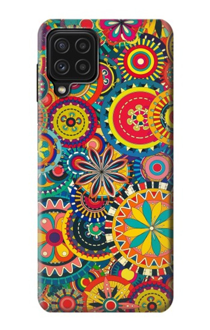 S3272 Colorful Pattern Case For Samsung Galaxy A22 4G