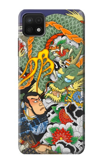 S0454 Japan Tattoo Case For Samsung Galaxy A22 5G