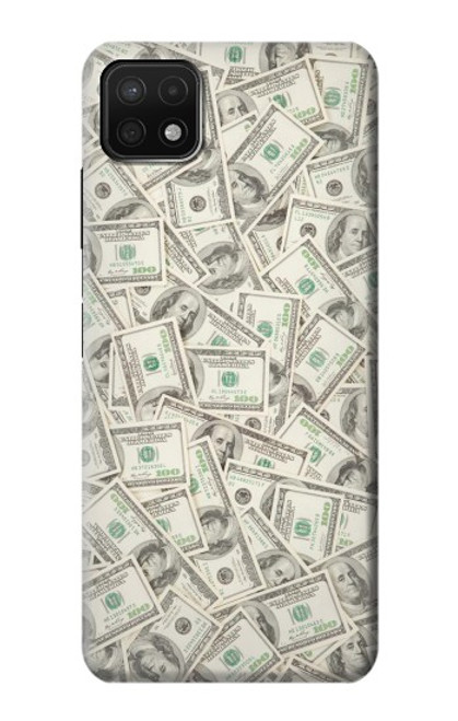 S2077 Money Dollar Banknotes Case For Samsung Galaxy A22 5G