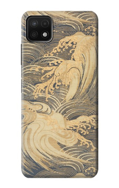 S2680 Japan Art Obi With Stylized Waves Case For Samsung Galaxy A22 5G