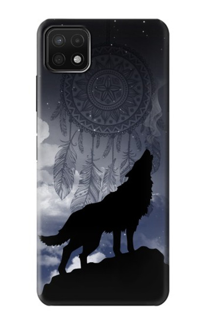 S3011 Dream Catcher Wolf Howling Case For Samsung Galaxy A22 5G