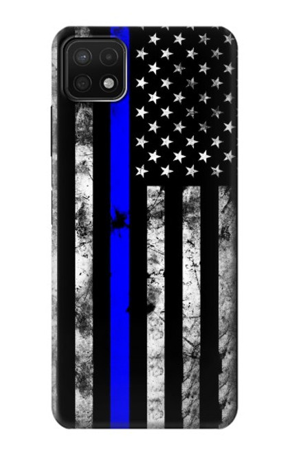 S3244 Thin Blue Line USA Case For Samsung Galaxy A22 5G
