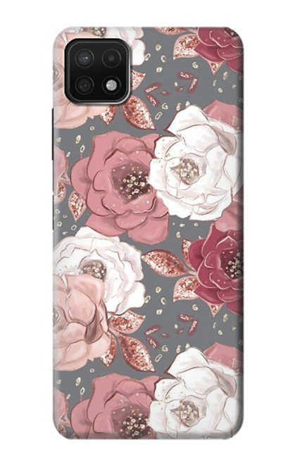 S3716 Rose Floral Pattern Case For Samsung Galaxy A22 5G