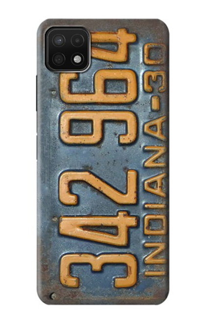 S3750 Vintage Vehicle Registration Plate Case For Samsung Galaxy A22 5G