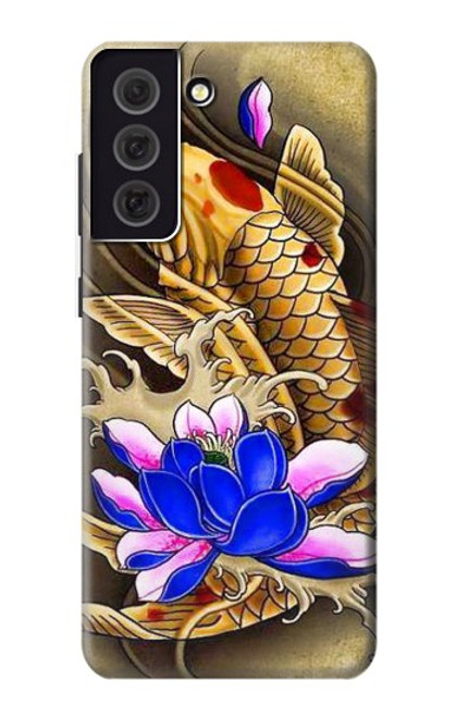 S1604 Carp Koi Fish Japanese Tattoo Case For Samsung Galaxy S21 FE 5G