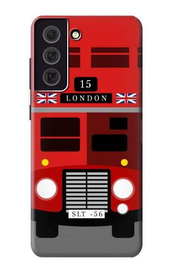 S2058 England British Double Decker Bus Case For Samsung Galaxy S21 FE 5G