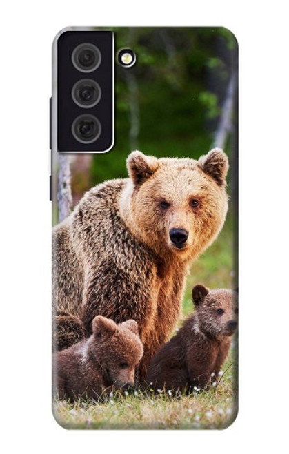 S3558 Bear Family Case For Samsung Galaxy S21 FE 5G