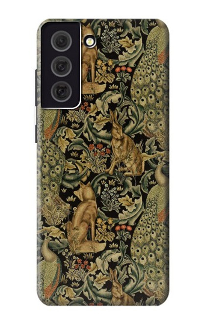 S3661 William Morris Forest Velvet Case For Samsung Galaxy S21 FE 5G