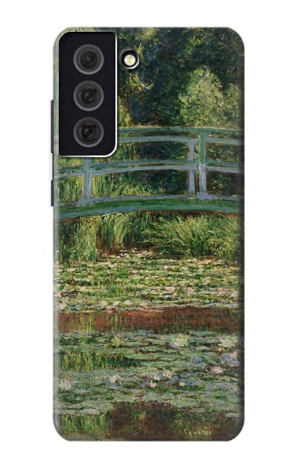 S3674 Claude Monet Footbridge and Water Lily Pool Case For Samsung Galaxy S21 FE 5G