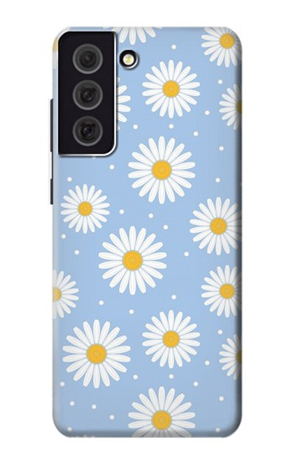S3681 Daisy Flowers Pattern Case For Samsung Galaxy S21 FE 5G