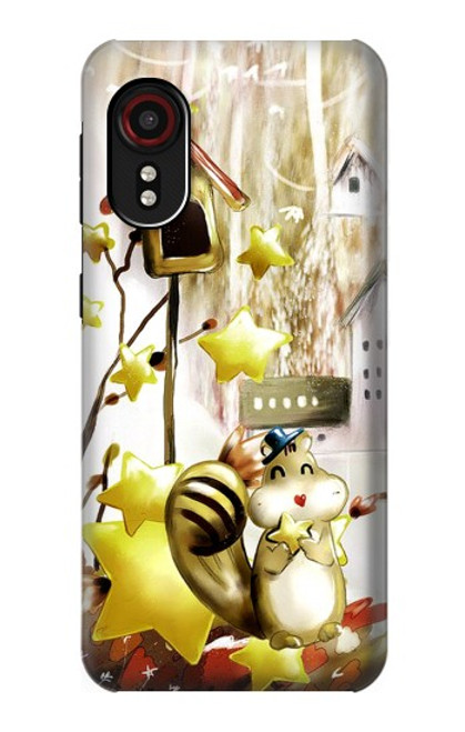 S0109 Cute Squirrel Cartoon Case For Samsung Galaxy Xcover 5