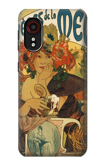 S2740 Alphonse Mucha Bieres De La Muse Case For Samsung Galaxy Xcover 5