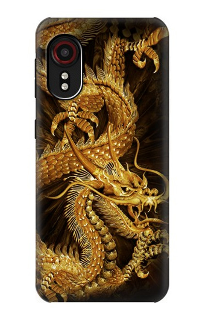 S2804 Chinese Gold Dragon Printed Case For Samsung Galaxy Xcover 5