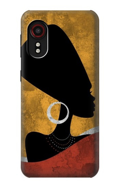 S3453 African Queen Nefertiti Silhouette Case For Samsung Galaxy Xcover 5