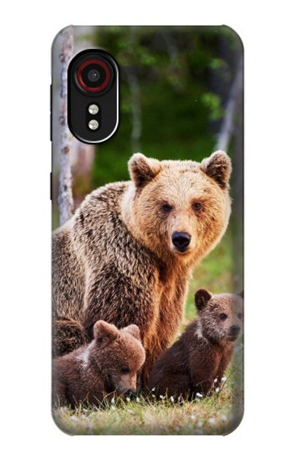 S3558 Bear Family Case For Samsung Galaxy Xcover 5