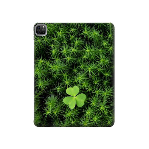 S0358 Clover Lucky Leaf Hard Case For iPad Pro 12.9 (2022, 2021, 2020, 2018), Air 13 (2024)