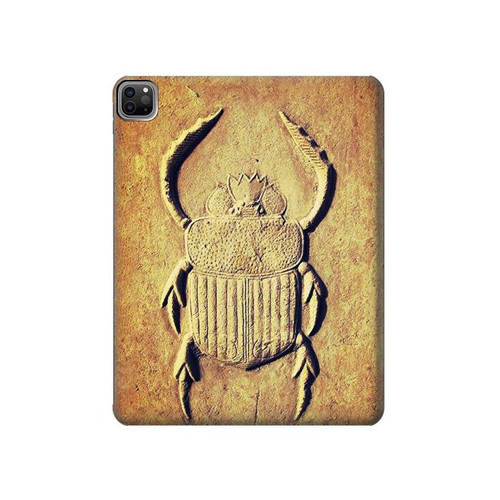 S2401 Egyptian Scarab Beetle Graphic Printed Hard Case For iPad Pro 12.9 (2022,2021,2020,2018, 3rd, 4th, 5th, 6th)