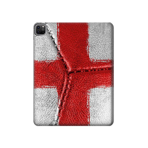 S3316 England Flag Vintage Football Graphic Hard Case For iPad Pro 12.9 (2022, 2021, 2020, 2018), Air 13 (2024)