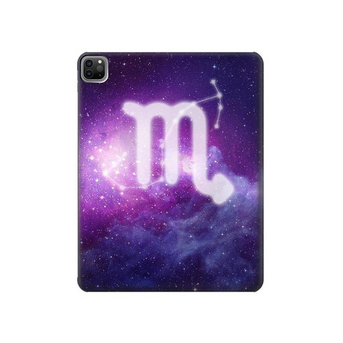 S3370 Zodiac Scorpio Hard Case For iPad Pro 12.9 (2022, 2021, 2020, 2018), iPad Air 13 (2025, 2024)