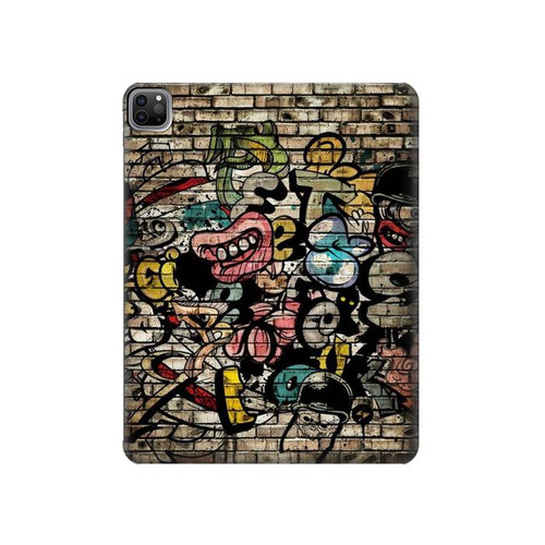 S3394 Graffiti Wall Hard Case For iPad Pro 12.9 (2022, 2021, 2020, 2018), Air 13 (2024)