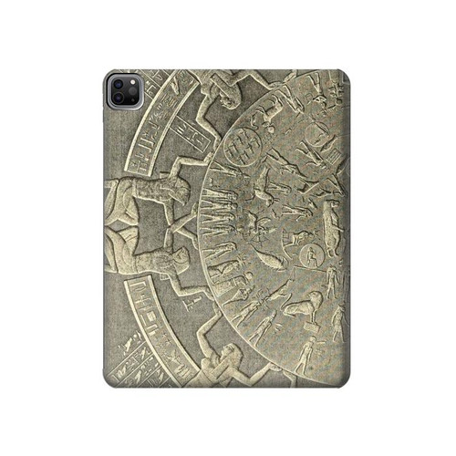 S3396 Dendera Zodiac Ancient Egypt Hard Case For iPad Pro 12.9 (2022, 2021, 2020, 2018), Air 13 (2024)