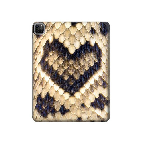 S3417 Diamond Rattle Snake Graphic Print Hard Case For iPad Pro 12.9 (2022, 2021, 2020, 2018), Air 13 (2024)