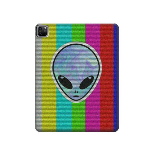S3437 Alien No Signal Hard Case For iPad Pro 12.9 (2022, 2021, 2020, 2018), iPad Air 13 (2025, 2024)