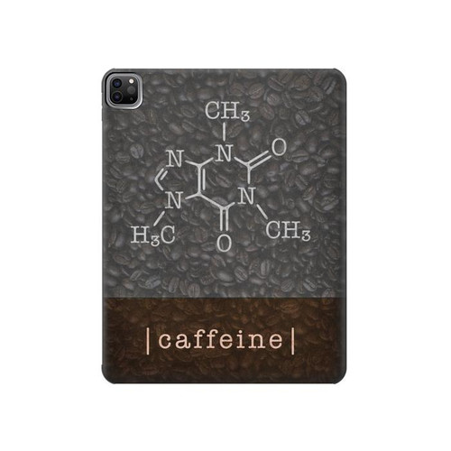 S3475 Caffeine Molecular Hard Case For iPad Pro 12.9 (2022, 2021, 2020, 2018), Air 13 (2024)