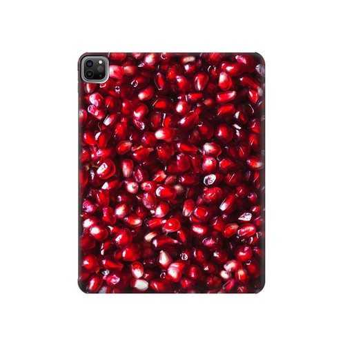 S3757 Pomegranate Hard Case For iPad Pro 12.9 (2022,2021,2020,2018, 3rd, 4th, 5th, 6th)