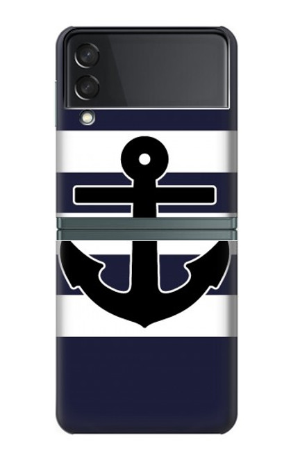 S2758 Anchor Navy Case For Samsung Galaxy Z Flip 3 5G