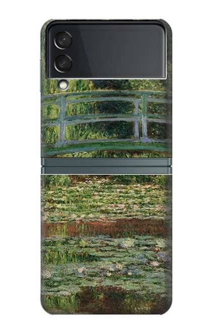 S3674 Claude Monet Footbridge and Water Lily Pool Case For Samsung Galaxy Z Flip 3 5G