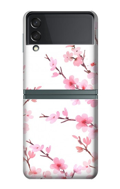 S3707 Pink Cherry Blossom Spring Flower Case For Samsung Galaxy Z Flip 3 5G