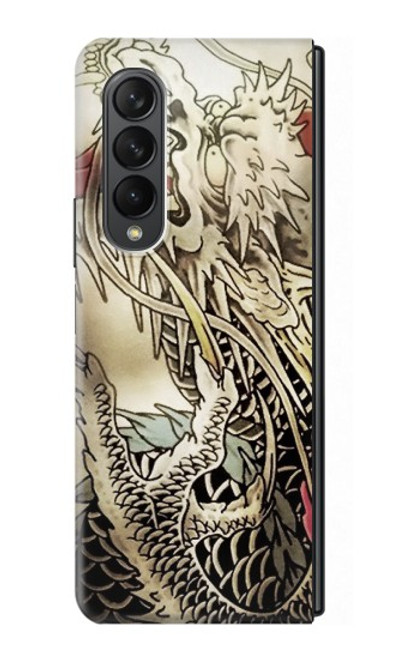 S0122 Yakuza Tattoo Case For Samsung Galaxy Z Fold 3 5G