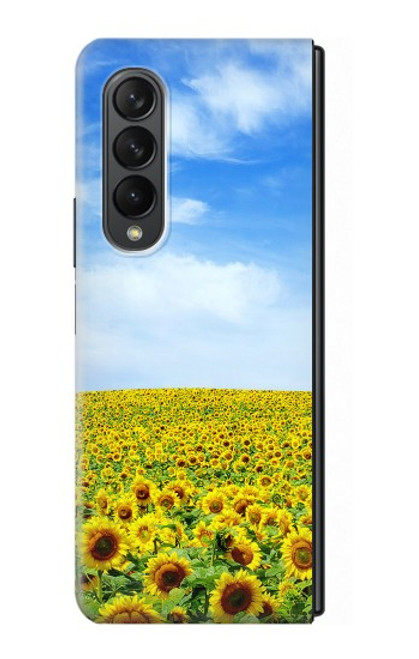 S0232 Sunflower Case For Samsung Galaxy Z Fold 3 5G