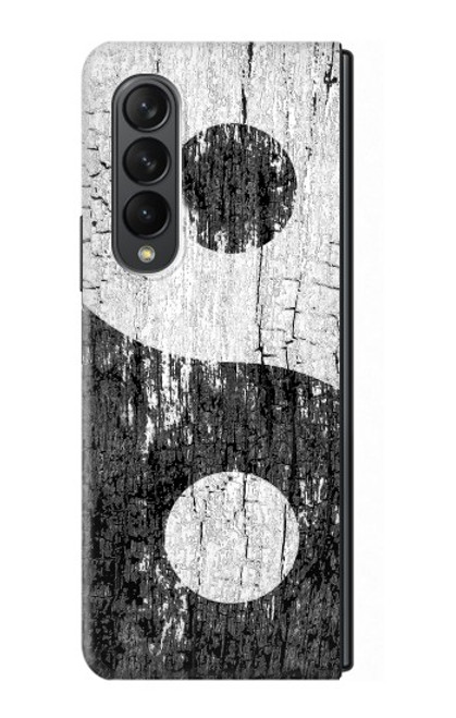 S2489 Yin Yang Wood Graphic Printed Case For Samsung Galaxy Z Fold 3 5G