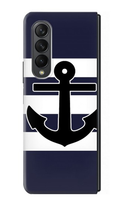 S2758 Anchor Navy Case For Samsung Galaxy Z Fold 3 5G