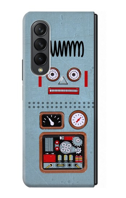 S3040 Retro Robot Toy Case For Samsung Galaxy Z Fold 3 5G