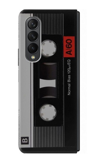 S3516 Vintage Cassette Tape Case For Samsung Galaxy Z Fold 3 5G
