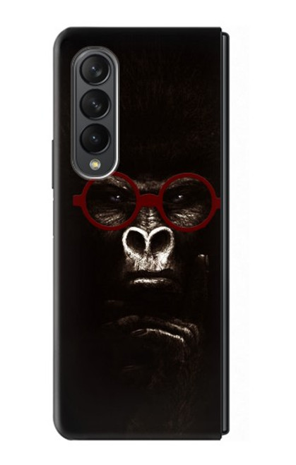 S3529 Thinking Gorilla Case For Samsung Galaxy Z Fold 3 5G