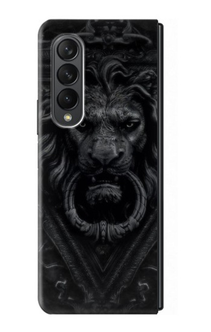 S3619 Dark Gothic Lion Case For Samsung Galaxy Z Fold 3 5G