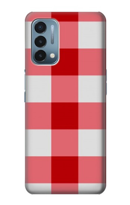 S3535 Red Gingham Case For OnePlus Nord N200 5G