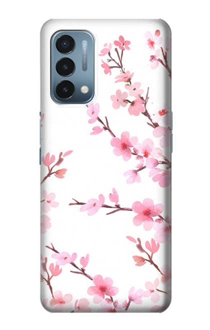 S3707 Pink Cherry Blossom Spring Flower Case For OnePlus Nord N200 5G