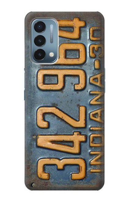 S3750 Vintage Vehicle Registration Plate Case For OnePlus Nord N200 5G
