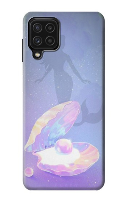 S3823 Beauty Pearl Mermaid Case For Samsung Galaxy A22 4G