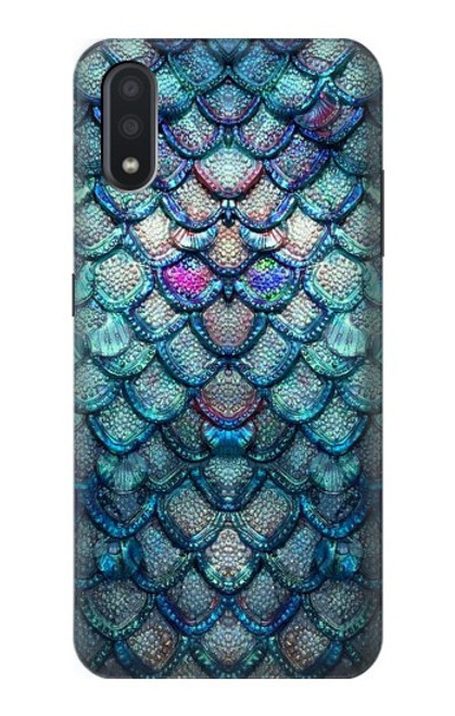 S3809 Mermaid Fish Scale Case For Samsung Galaxy A01