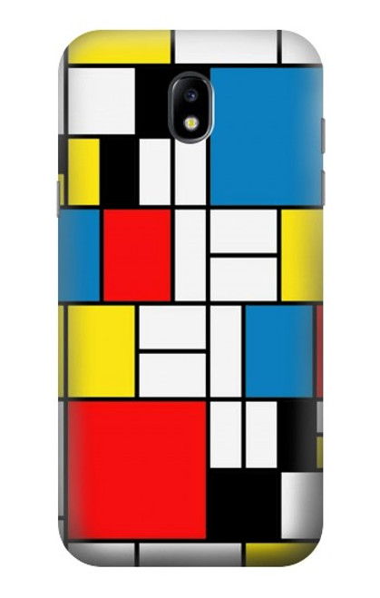 S3814 Piet Mondrian Line Art Composition Case For Samsung Galaxy J5 (2017) EU Version