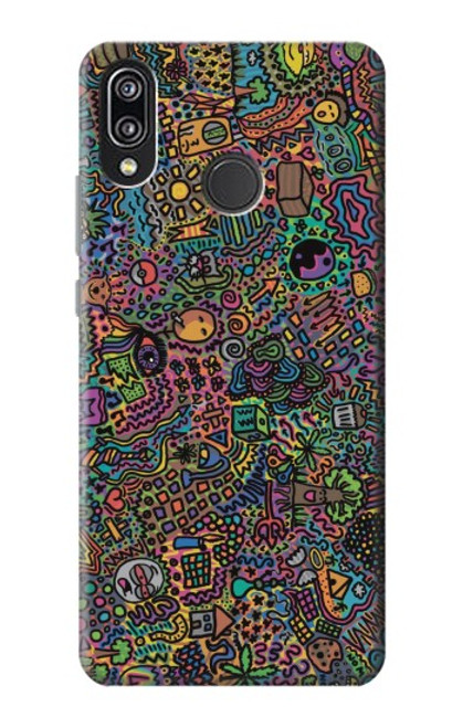 S3815 Psychedelic Art Case For Huawei P20 Lite