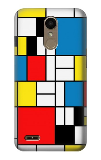 S3814 Piet Mondrian Line Art Composition Case For LG K10 (2018), LG K30