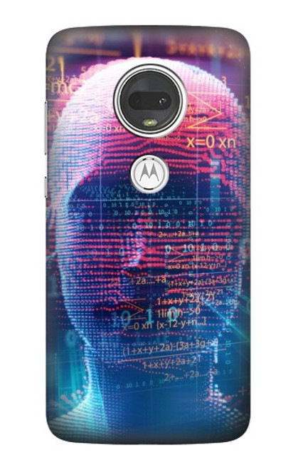 S3800 Digital Human Face Case For Motorola Moto G7, Moto G7 Plus